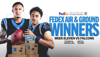 Bryce Young and Tetairoa McMillan named Air & Ground Players of the Week