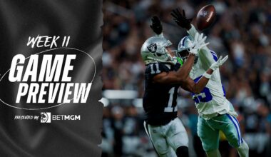 Raiders clash with the Cowboys under the bright lights of Monday Night Football