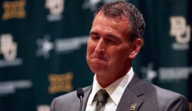 Baylor parting ways with AD Mack Rhoades; decision looms on coach Dave Aranda