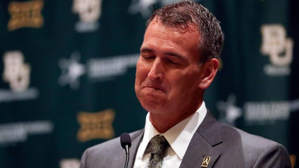 Baylor parting ways with AD Mack Rhoades; decision looms on coach Dave Aranda
