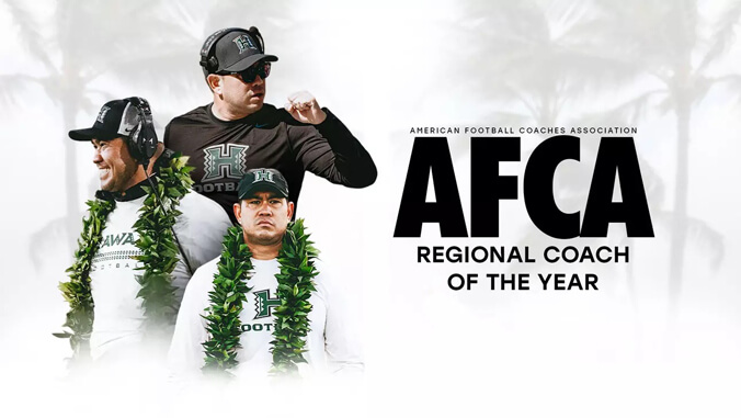 AFCA Regional Coach of the Year graphic