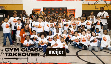 Browns hold 3rd Gym Class Takeover at Sunview Elementary School