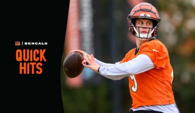 Quick Hits | Joe Burrow Impresses Mates In Second Full Practice: "An All-Time Football Freak"