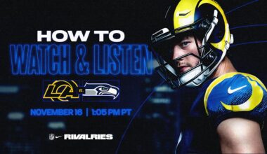 How to watch, listen to and live stream Week 11