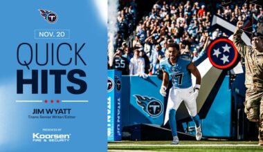 Quick Hits After Thursday's Titans Practice Includes a "My Cause, My Cleats" Message That's Close to Chimere Dike's Heart