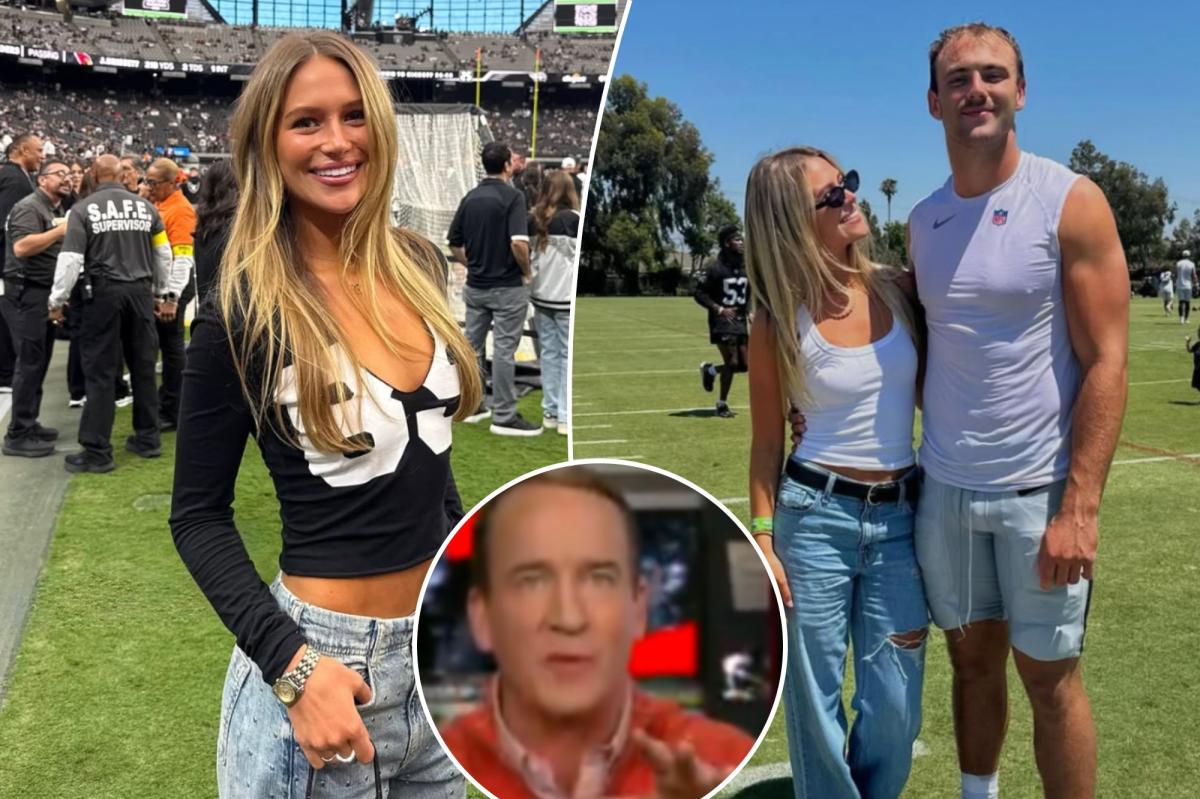 Peyton Manning teased Brock Bowers over his 'smart' girlfriend