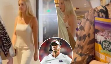 Lane Kiffin's daughter seen at LSU booster meeting as coaching saga swirls