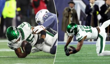 Adonai Mitchell's Jets debut goes south in drop-filled dud
