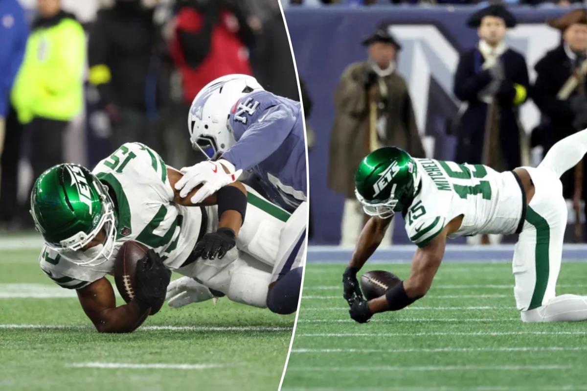 Adonai Mitchell's Jets debut goes south in drop-filled dud