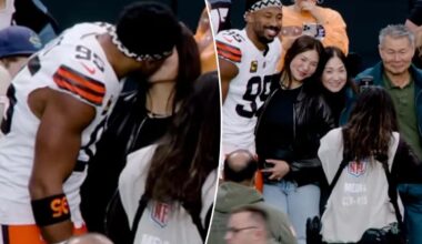 Myles Garrett, Chloe Kim confirm romance after months of speculation