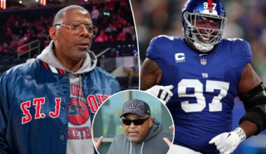 Giants coach disagrees with Carl Banks' Dexter Lawrence opinion