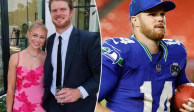 Sam Darnold's fiancée swoons over Seahawks QB's 'SNF' performance