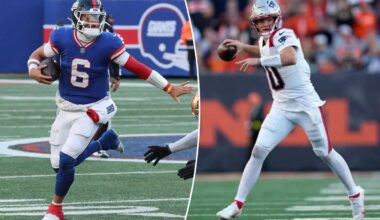 Giants only can hope Jaxson Dart follows Drake Maye blueprint