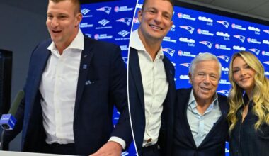 Robert Kraft tries to entice Rob Gronkowski to suit up against Jets