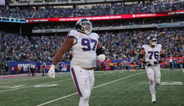 Injured Dexter Lawrence willing his way back into Giants lineup
