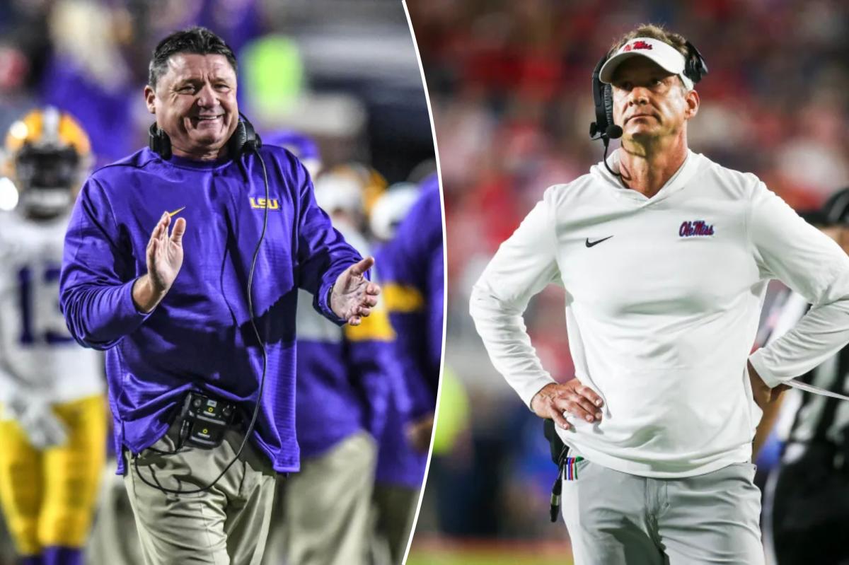 LSU open to Ed Orgeron return in Lane Kiffin curveball