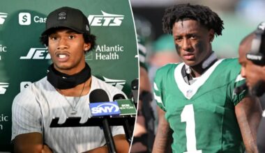 Garrett Wilson emotional over Sauce Gardner's Jets exit