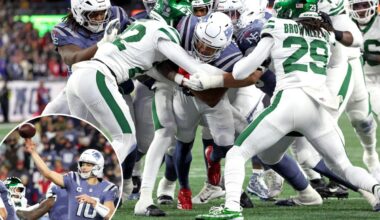 Jets' gap with Patriots glaringly on display in loss