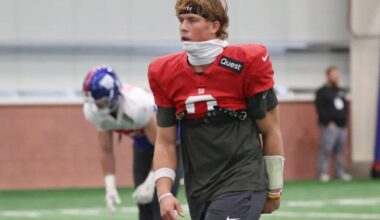 Jaxson Dart clears concussion protocol to set up Giants return