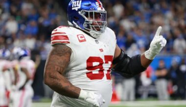 Dexter Lawrence's Giants absence explained after overtime loss