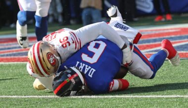 A scary Jaxson Dart play