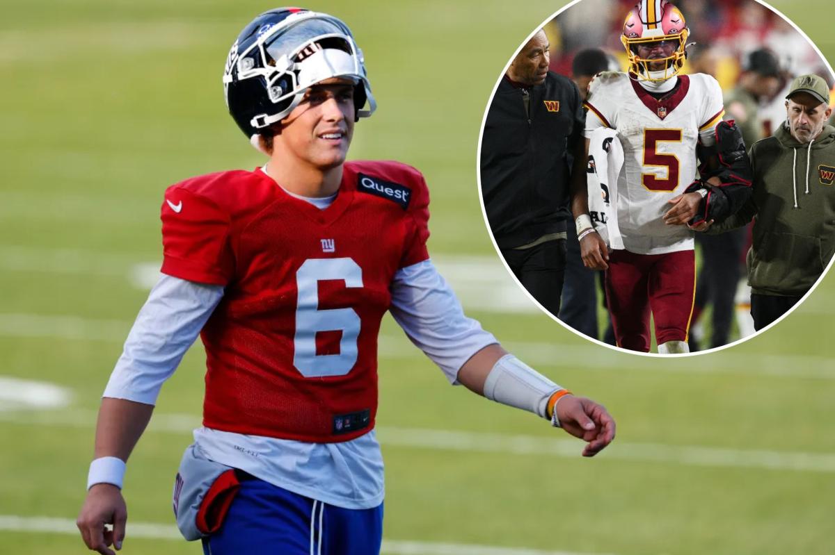 Jaxson Dart sympathetic to everything about Jayden Daniels' injury