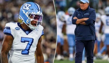 North Carolina loses in first game since Bill Belichick shut down Giants rumors