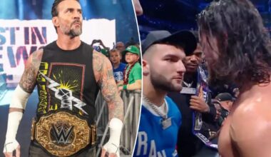 CM Punk blasts Giants fans unhappy with Cam Skattebo's WWE Raw appearance