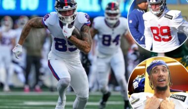 Isaiah Hodgins' road back to Giants brought what he always wanted