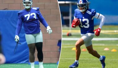 Trade deadline might be right time to deal Giants' Evan Neal, Jalin Hyatt