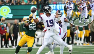 Giants blow another late lead to spoil Mike Kafka's coaching debut