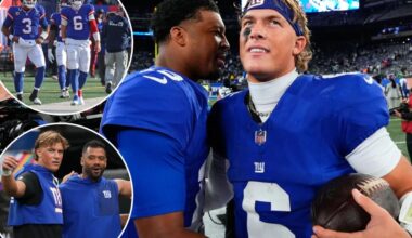 Inside how Giants QB room's selflessness is helping Jaxson Dart