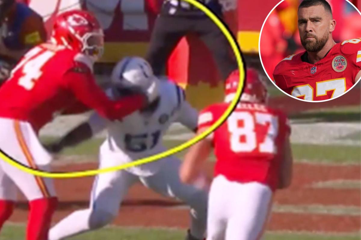 Travis Kelce touchdown wiped out after controversial call on Chiefs
