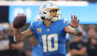 Justin Herbert Stats vs. Pittsburgh Steelers