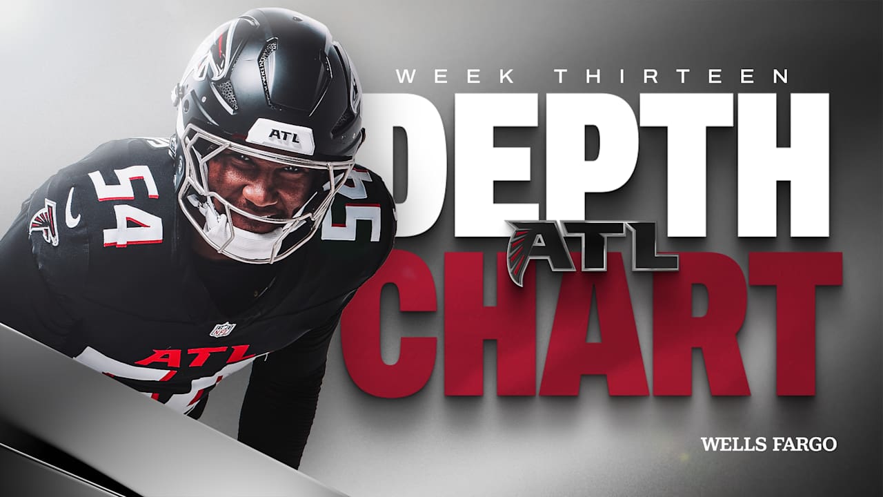 Atlanta Falcons' Week 13 depth chart