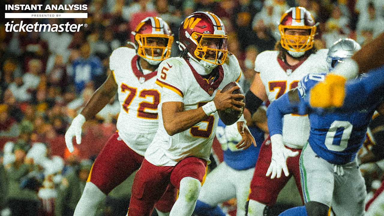 Instant analysis | Commanders drop 4th straight, Daniels injured in 38-14 loss to Seahawks