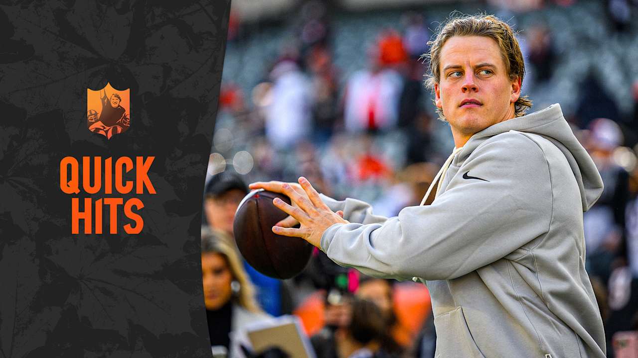 Quick Hits | Zac Taylor 'Anticipates' Thanksgiving Start For Joe Burrow; Geno Stone's Tackling Lab; Chase Brown Slow Plays It