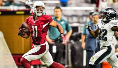 Former Arizona Cardinals wide receiver Larry Fitzgerald is one of 25 finalists for 2026 Pro Football Hall of Fame class