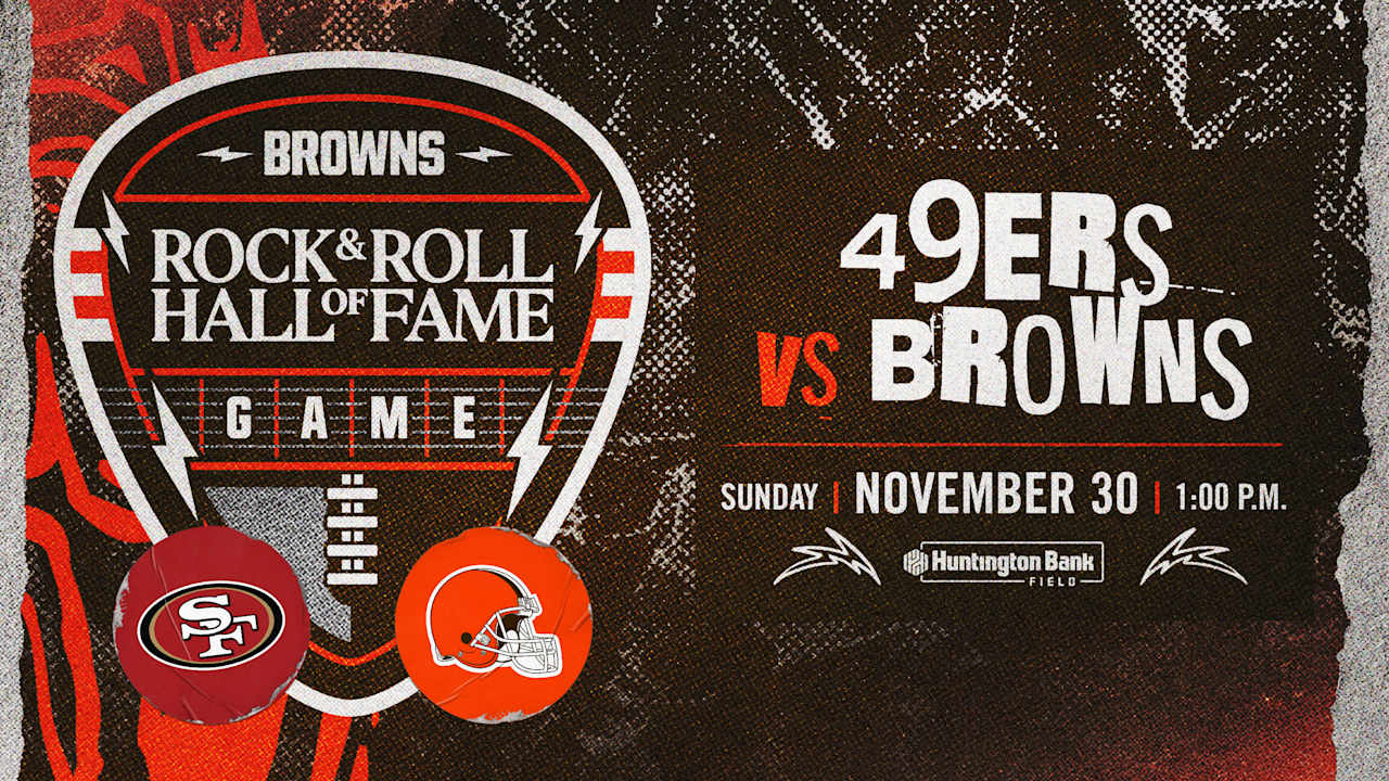 Browns to host 2nd annual Rock & Roll Hall of Fame Game against San Francisco 49ers