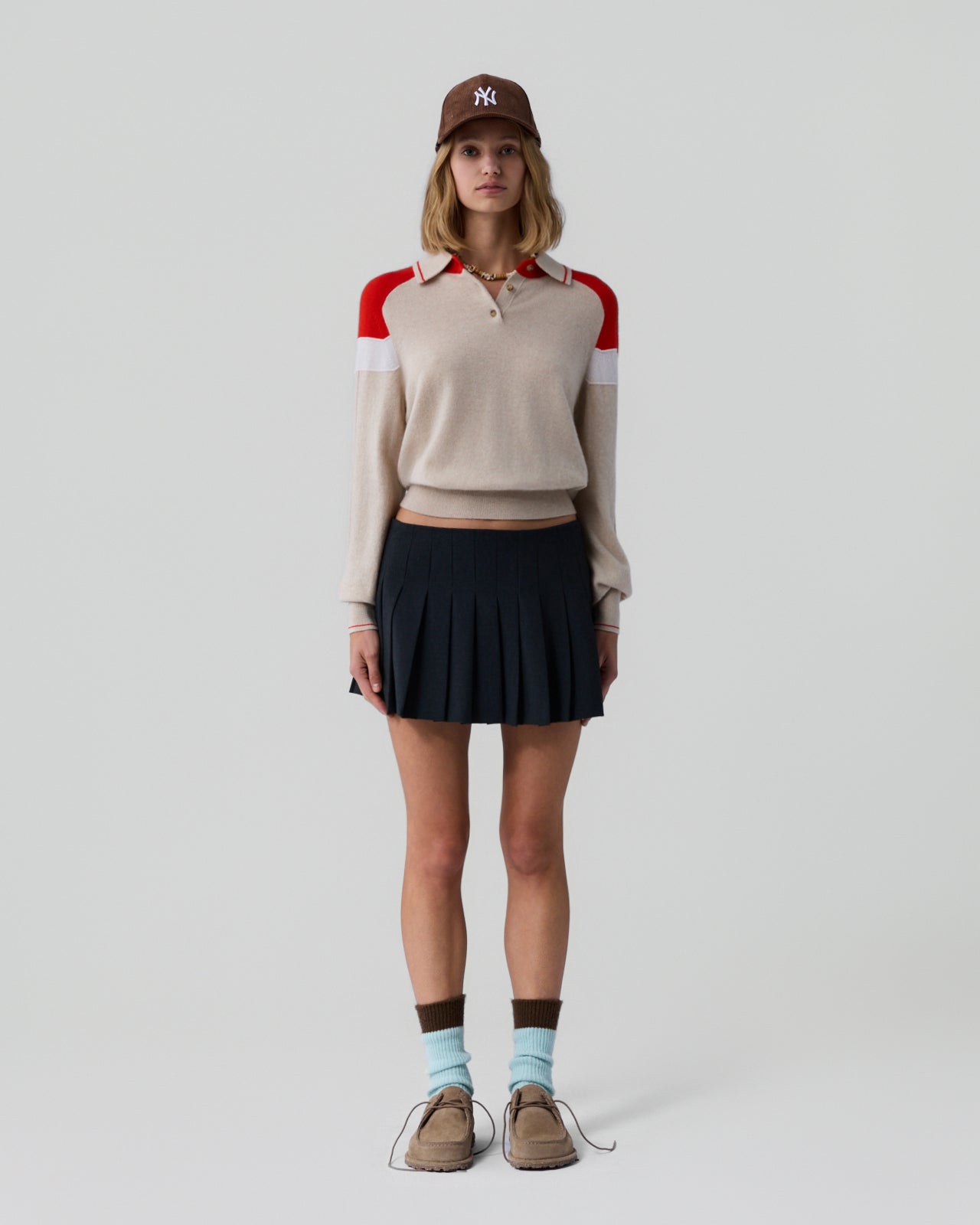 Alpine Collegiate Polo - Sandstone Combo