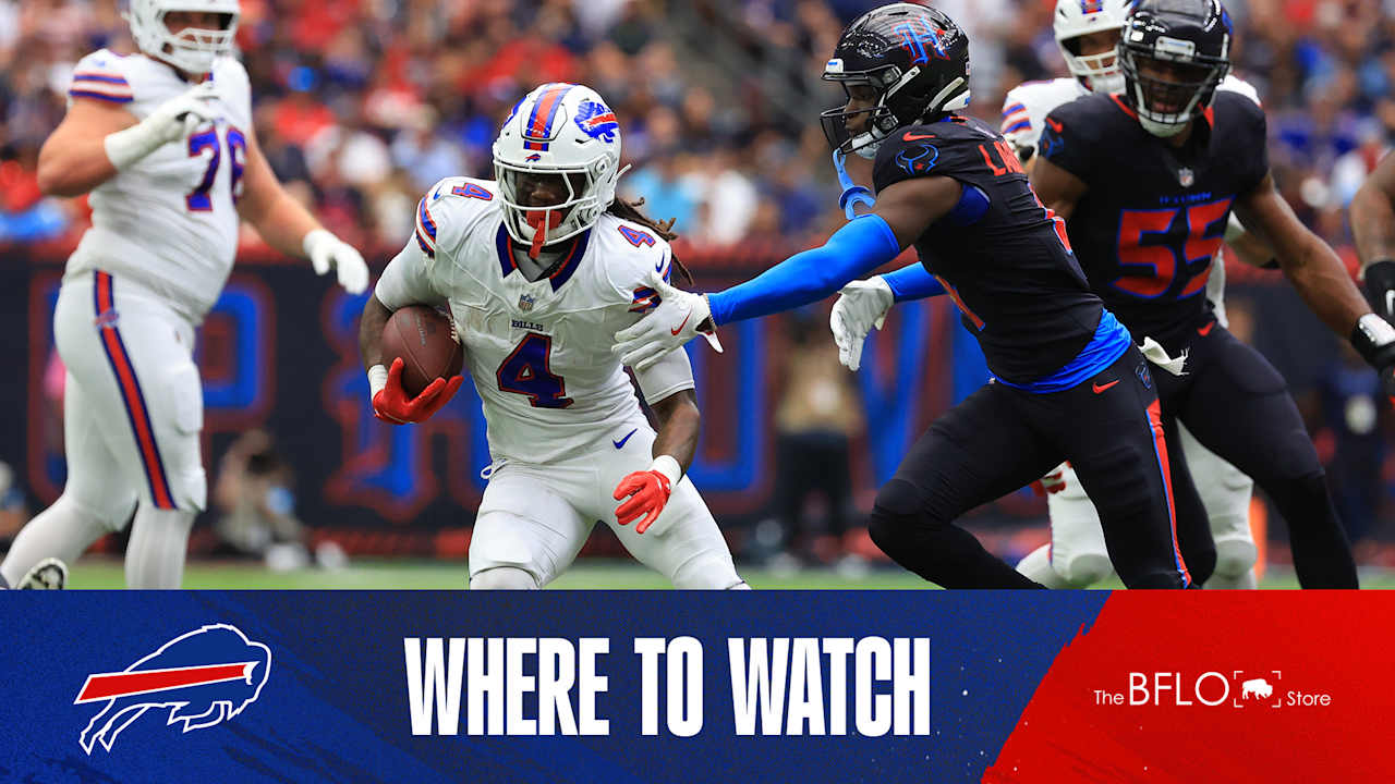 Bills at Texans | Where to watch, stream and listen