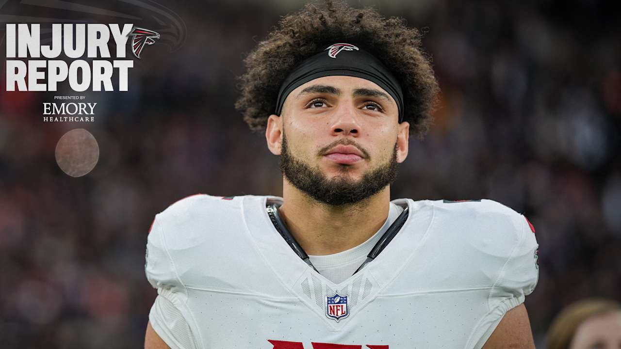 Drake London, Chris Lindstrom questionable vs. Panthers, Matthew Bergeron ruled out