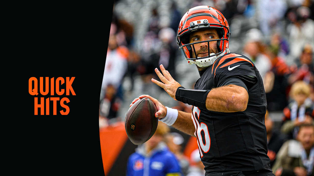 Quick Hits | Joe Flacco's 18 Years Have Never Seen Coverages Like This; Cedric Johnson Hopes To Beef Up Bengals Edge