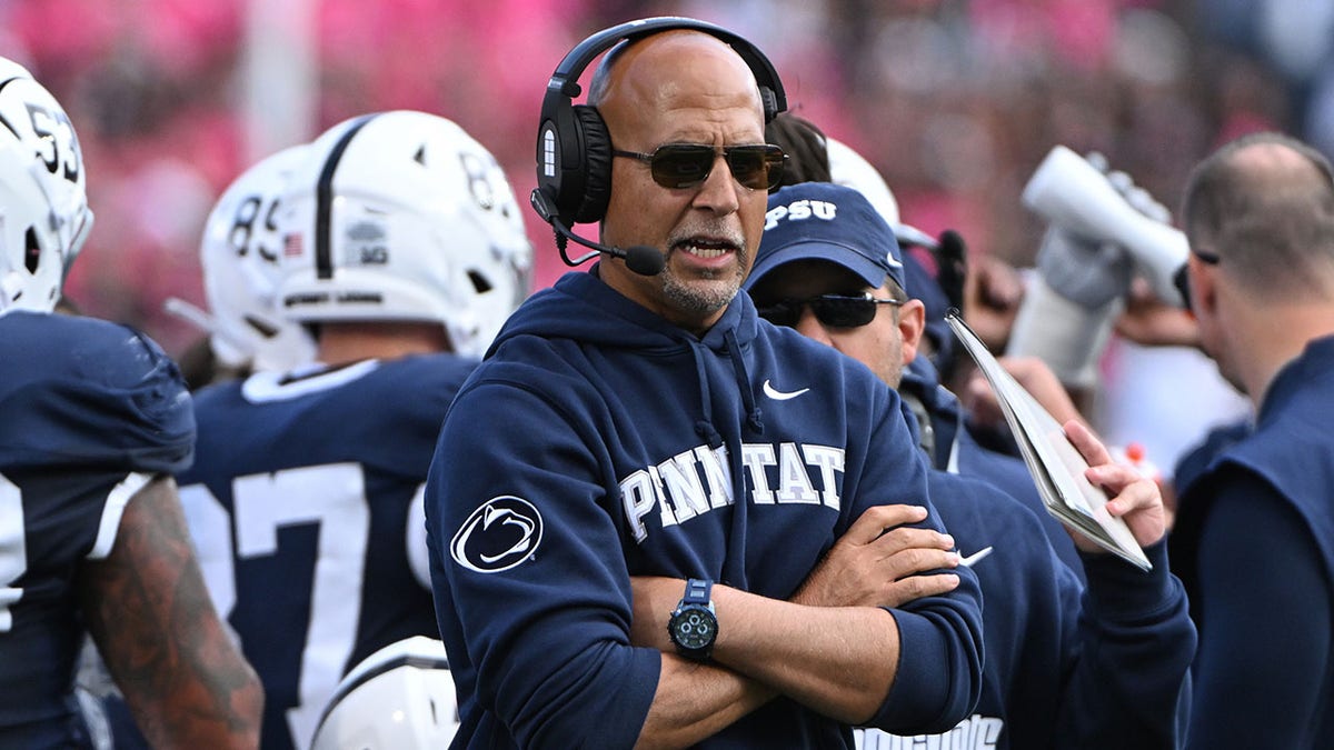 James Franklin on the sideline