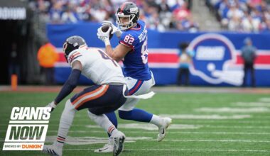 Numbers to know for Giants-Bears
