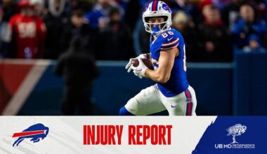 Buffalo Bills Injury Report vs. Texans