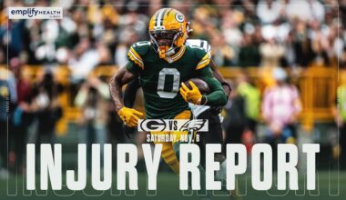 Packers list four questionable, rule out two vs. Eagles