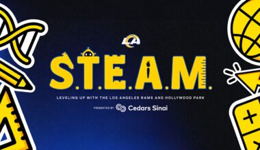 Rams and Hollywood Park launch free S.T.E.A.M. Education Program to reach school districts across Los Angeles