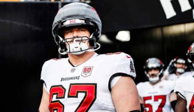 Luke Goedeke Returns to Practice