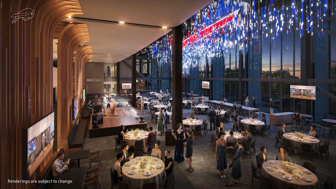 Buffalo Bills Introduce M&T Bank Lounge, the Premier 365-Day Venue Inside New Highmark Stadium